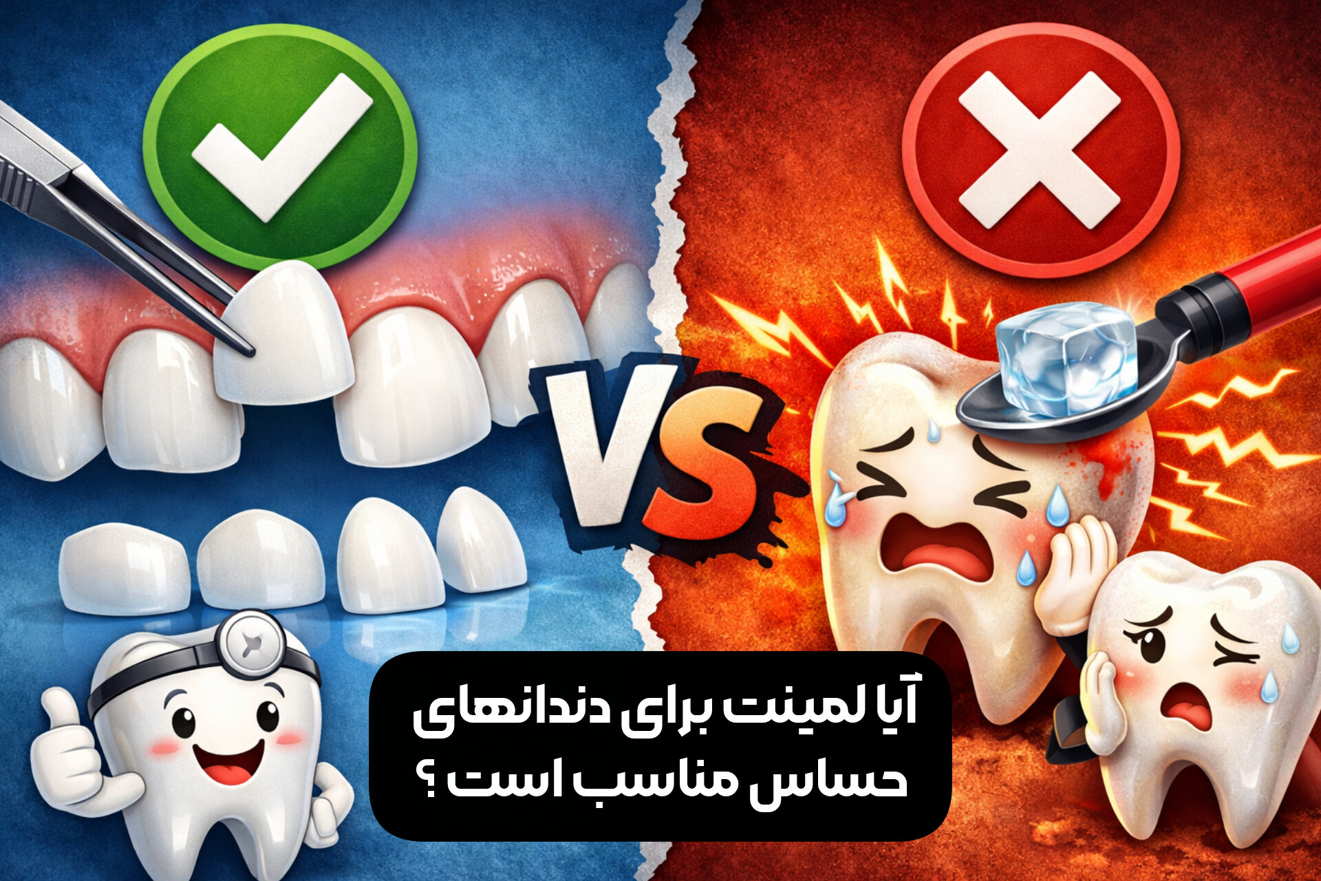 آیا لمینت برای دندانهای حساس مناسب است ؟